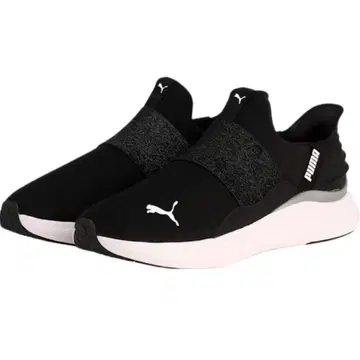 PUMA SOFTFOAM+ 슬립온 스니커즈 블랙