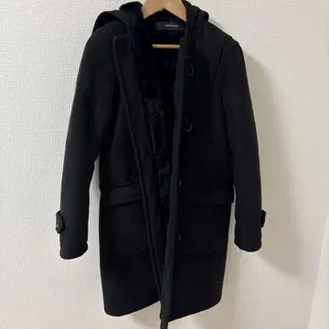 JOURNAL STANDARD 후드 부착 더플 코트 블랙
