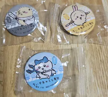 치이카와 쿠라스시 콜라보 비쿠라폰 캔 배지 3개 세트