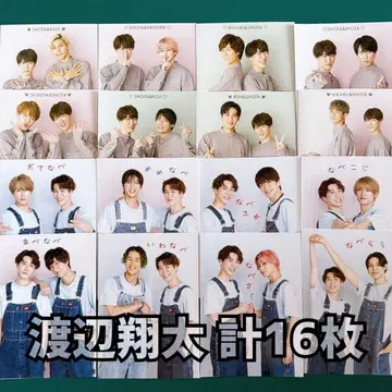 와타나베 쇼타 WiNK UP 2샷 카드 골판지 총 16장