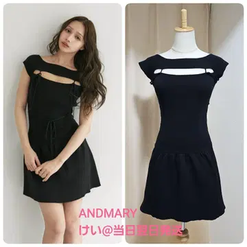 ANDMARY 안드마리 Bebe mini dress 미니 원피스 블랙