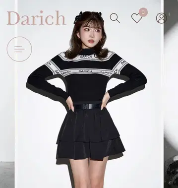 Darich 다리치 티어드 미니 스커트