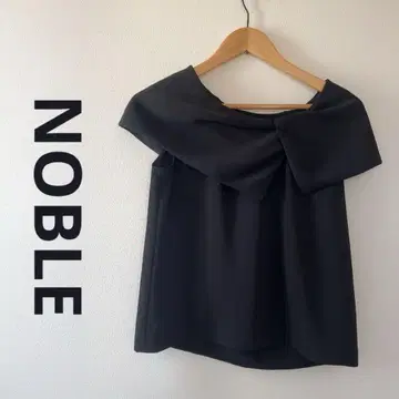 노블 와이드 칼라 블라우스 케이프 블라우스 NOBLE