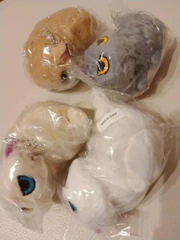 나츠카이 고양이 가챠 4종 고양이 봉제 인형