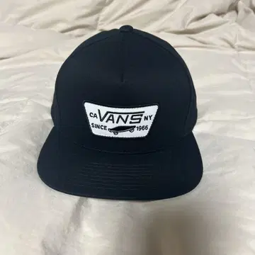 VANS 플랫 브림 캡 블랙
