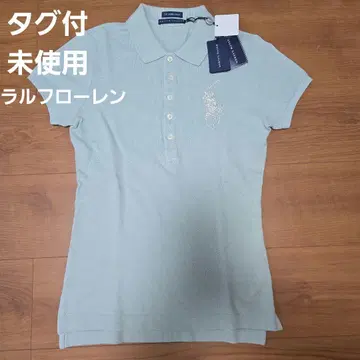 택 포함 Ralph Lauren 파스텔 그린 반팔 피케 셔츠