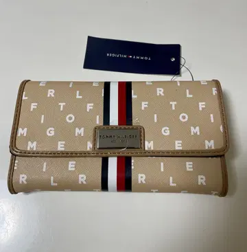Tommy Hilfiger 3단 폴더형 지갑 베이지