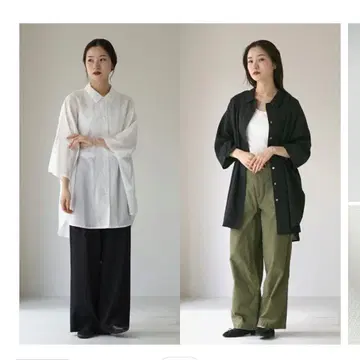 mizuiro ind 하프 슬리브 와이드 튜닉 셔츠 화이트