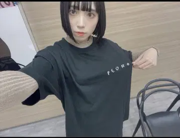 PEDRO 파란 꽃 티셔츠 아유니