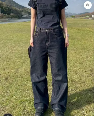 루즈 스트레이트 데님 MU0013