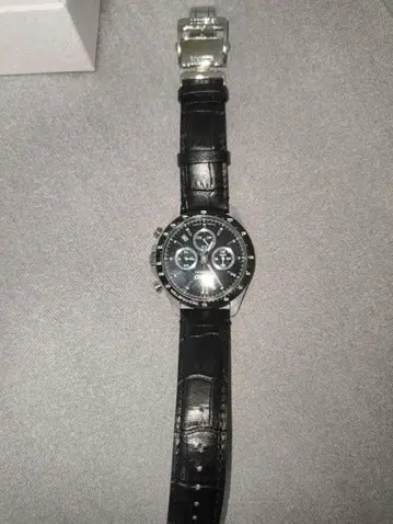 SEIKO 크로노그래프 손목시계 블랙