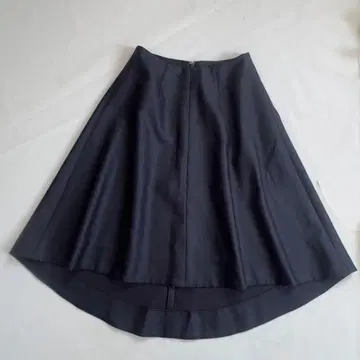 노블 포멀 플레어 스커트 네이비