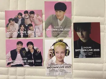 SMTOWN LIVE 2025 라조나 라라포트 오리지널 스티커