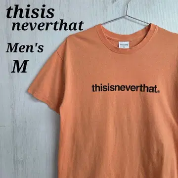 thisisneverthat 티셔츠 M 오렌지 스테디셀러 로고 인기 모델