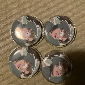 닌타마 젠포우지 이사쿠 캔뱃지 4세트