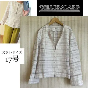 새상품급! 빅 사이즈 17호 BELLEBALARD 봄/여름 아이템 자켓