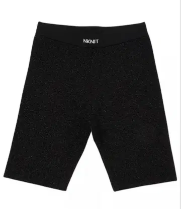 NKNIT 바이커 숏팬츠 블랙 라메 사이즈 1
