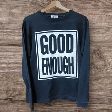 GOOD ENOUGH 굿이너프 긴팔 롱T 티셔츠 박스 로고