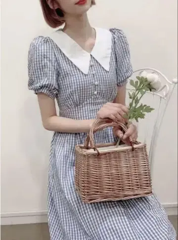 titty&Co. 축구 체크 원피스 프렌치 걸리시