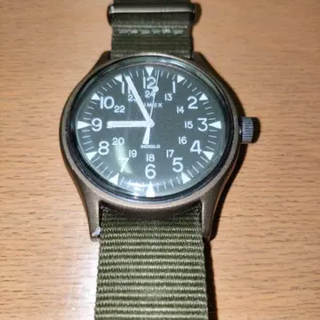 TIMEX 손목시계 밀리터리 블랙