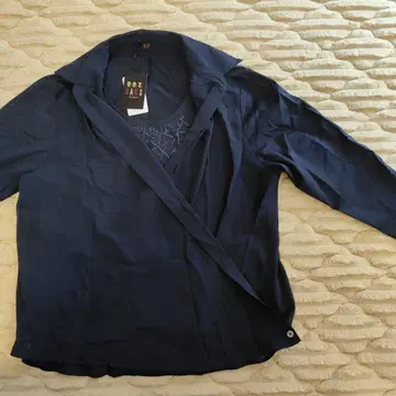 DAKS 레이어드 스타일 셔츠 블라우스 네이비 44 사이즈 SHIRT