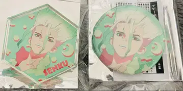 Dr.STONE HICUL 캔뱃지 아크릴 블록 이시가미 센쿠
