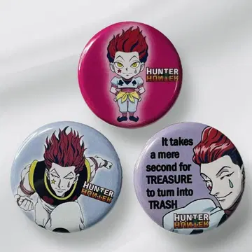 히소카 HUNTER x HUNTER 헌터헌터 미니 캔뱃지 캔뱃지
