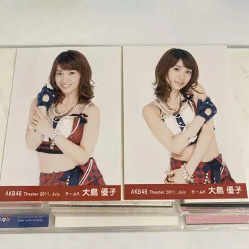 AKB48 오시마 유코 월별 2011 7월 July 브로마이드 2장