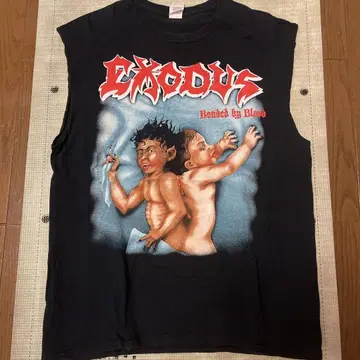 EXODUS Bonded by Blood 슬리브리스 티셔츠