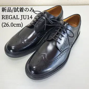 새상품 REGAL 리 JU14 윙팁 천연 가죽 신발 비즈니스 블랙 26