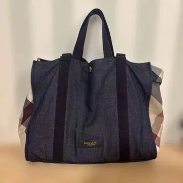 BLUELABEL CRESTBRIDGE 2way 데님 백