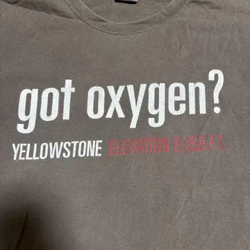 길단 티셔츠 got oxygen 패러디 구제 의류 빈티지 USA
