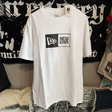 NEW ERA 뉴에라 박스 로고 반팔 티셔츠 화이트 XL