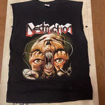 Destruction 슬리브리스 티셔츠