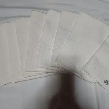 화이트 오비 장식 천 세트