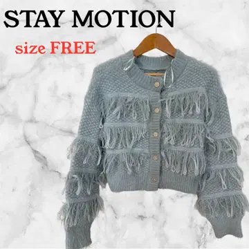 STAY MOTION 프린지 가디건 사이즈 FREE
