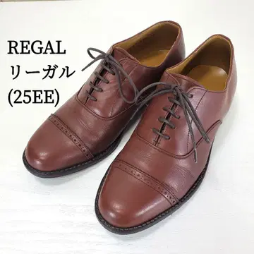 REGAL 리갈 스트레이트 팁 내장 깃털 천연 가죽 비즈니스 슈즈