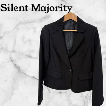[Silent Majority] 블랙 테일러드 자켓 비즈니스