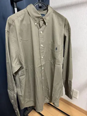 Ralph Lauren BIG SHIRT 올리브 그린 M