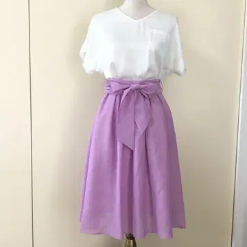 아푸와이저 리셰 리본 벨트 스커트