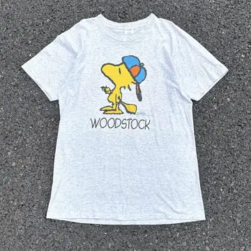 90s USA제 FL Robinson 우드스탁 SNOOPY 티셔츠