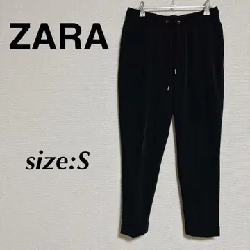 ZARA 자라 컴포트 핏 조거 팬츠 슬랙스 블랙 팬츠 얇은 소재