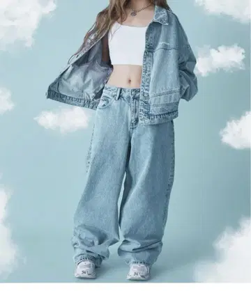 시게모리 사토미 ANGEL Super Baggy Fit Jeans