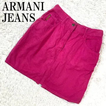ARMANI JEANS 아르마니 청바지 스커트 핑크 42 B774