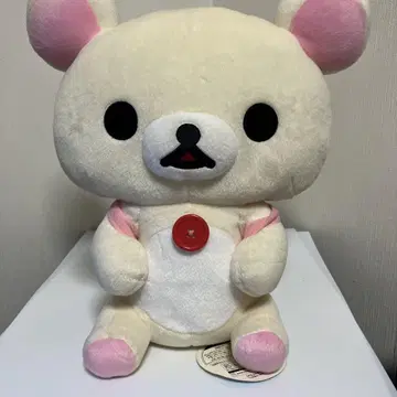 크림색 곰 봉제 인형