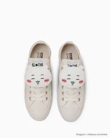 치이카와 컨버스 로우 컷 스니커즈 24cm