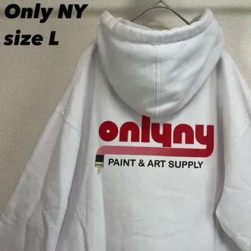 [레어 구하기 어려움] Only NY 백 로고 프린트 후드티