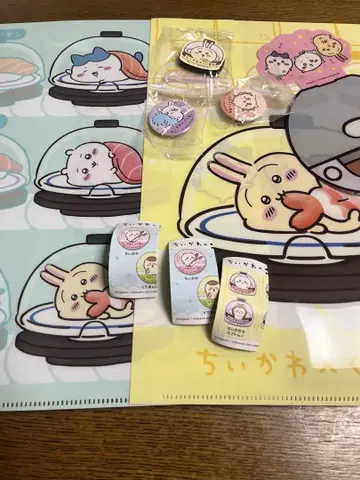 [미개봉 새상품] 치이카와 쿠라스시 클리어 파일 캔뱃지 마그넷