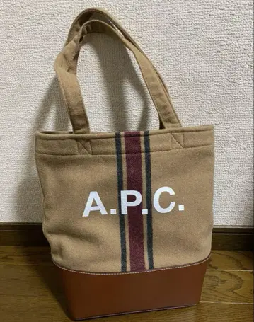 [새상품급 절판] A.P.C. 베이지 토트백 유니섹스 아페쎄