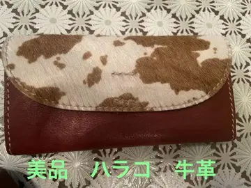 송치 장지갑 브라운 소가죽 새상품급